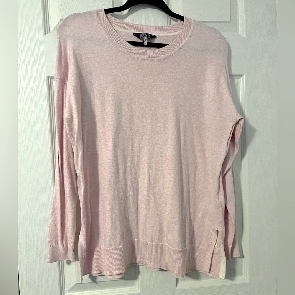 Joules pale pink 100% cotton sweater